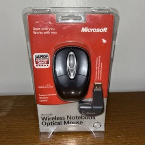 New NIB Microsoft Wireless Notebook Optical Mouse 3000 PC Windows Mac - Picture 1 of 3
