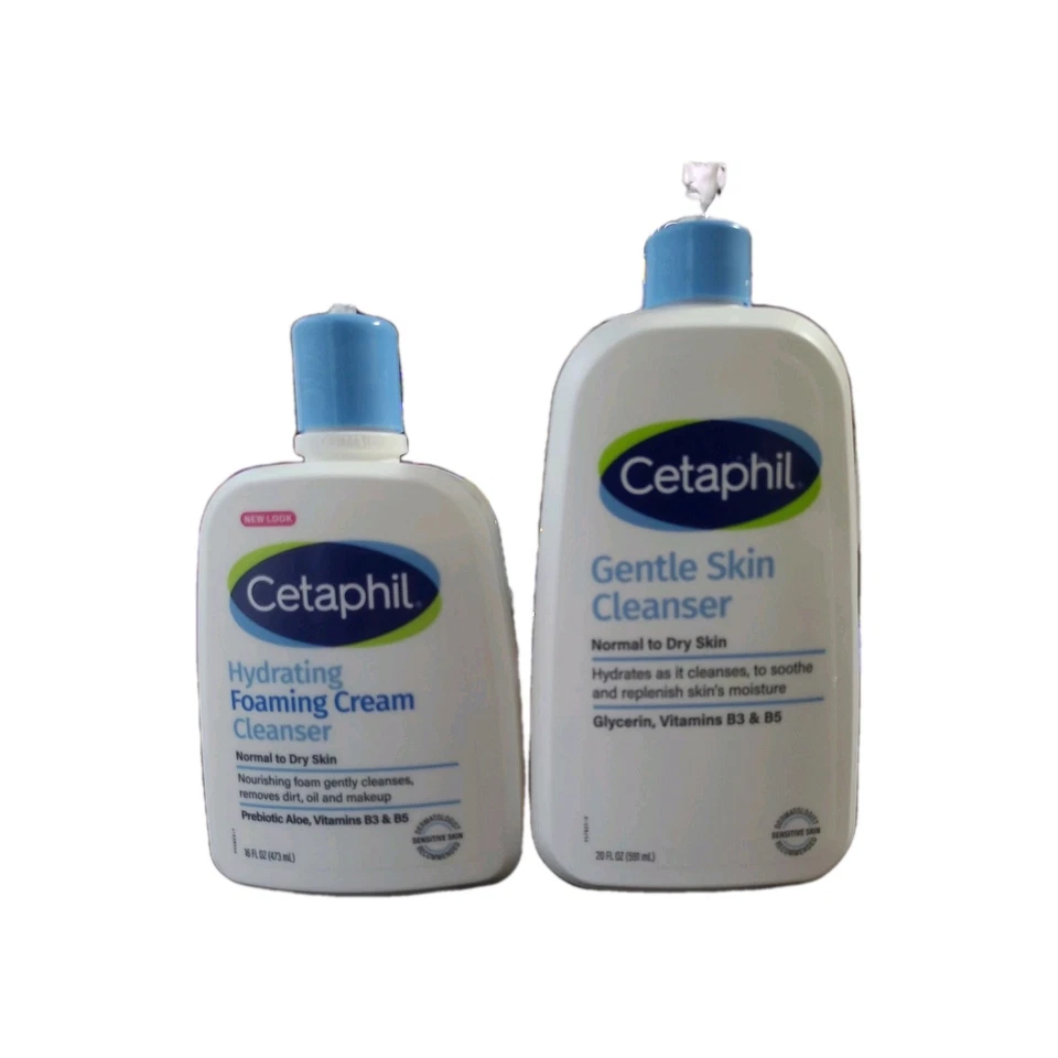 2 BOMBAS Cetaphil Limpiador Suave para Piel Seca a Normal, Piel Sensible Foto 1 de 1