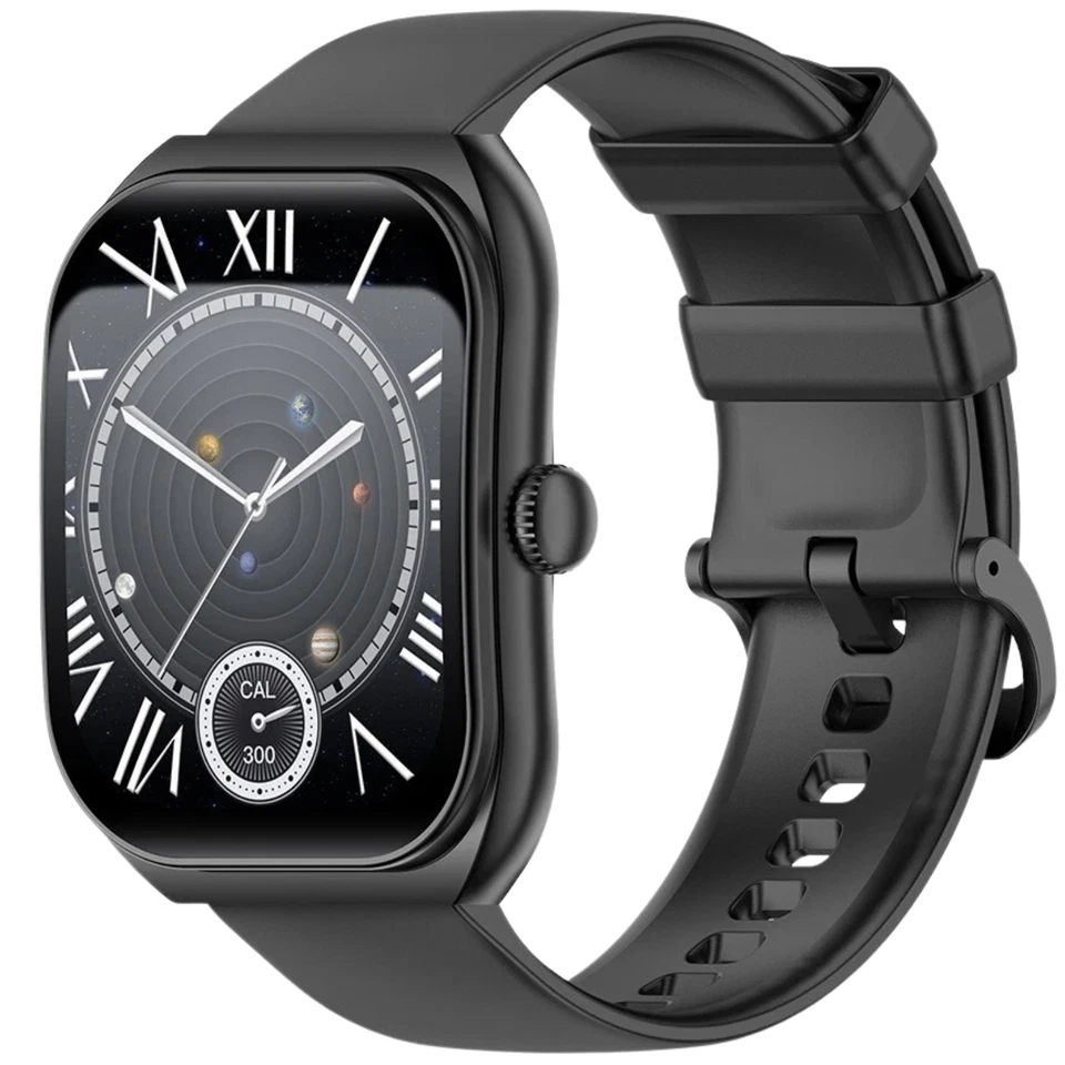 Smart Watch for Men Women 2.01" Curved Display Bluetooth Calling 100+ Sport Mode - Image 1 of 4