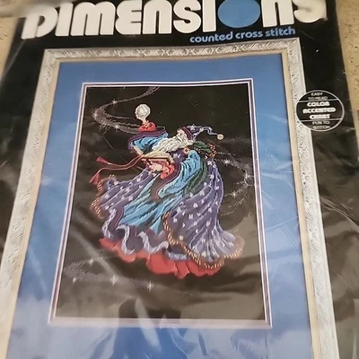 Kit de punto de cruz contado bola de cristal Magic in Motion Wizard Dimensions 3788 Foto 1 de 4