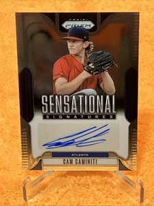 Cam Caminiti AUTO 2025 Panini Prizm #SS-CC SENSATIONAL SIGNATURES Atlanta Braves - Picture 1 of 2