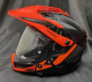 NOLAN N70-2 X STUNNER Road / Off-Road & KTM Stickers Motorbike Adventure Helmet - Picture 1 of 6