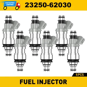New Upgrade Fuel Injectors Set (6) 23250-62030 for 92-98 Lexus Toyota 3.0 3.4 V6 - Picture 1 of 10