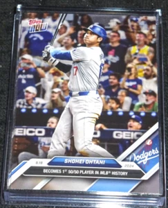 2024 TOPPS NOW SHOHEI OHTANI 9/19/24 #722 1ST PLAYER 50/50 LA DODGERS CARD - Picture 1 of 1
