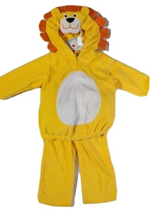 NWT Carters 2pc Fleece Lion Costume Dress up Carnival Halloween Padded 6-9 Month - Picture 1 of 5