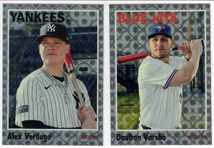 2024 Topps Archives 2 Card Archives Foilboard Lot - Picture 1 of 2