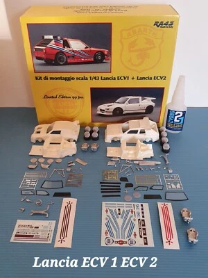 1/43 Set Lancia Delta ECV 1 + ECV 2 Limited Edition RALLY VOLTA + PRESENTAZIONE - Immagine 1 di 2