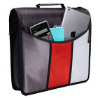 Case-it Zip Binder 3 in Holds Up 600 Sheets with Expanding File Folder