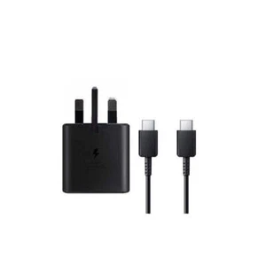 Samsung 25W Super Fast Charger USB Type-C Plug & Cable - Picture 1 of 5