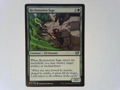 Reclamation Sage	 Commander 2014 - Magic the Gathering MTG Green - Image 1 of 2