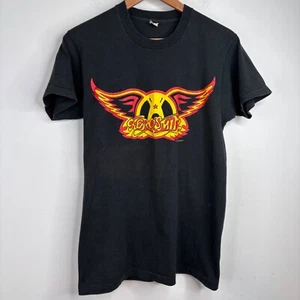 Vintage Aerosmith Walk This Way T Shirt 1988 Single Stitch Double Sided USA L - Picture 1 of 11