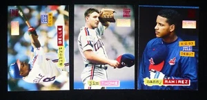 1994 Topps Stadium Club Thome, Belle, Ramirez 1st Day Issue 3 card Lot Cleveland - Picture 1 of 2