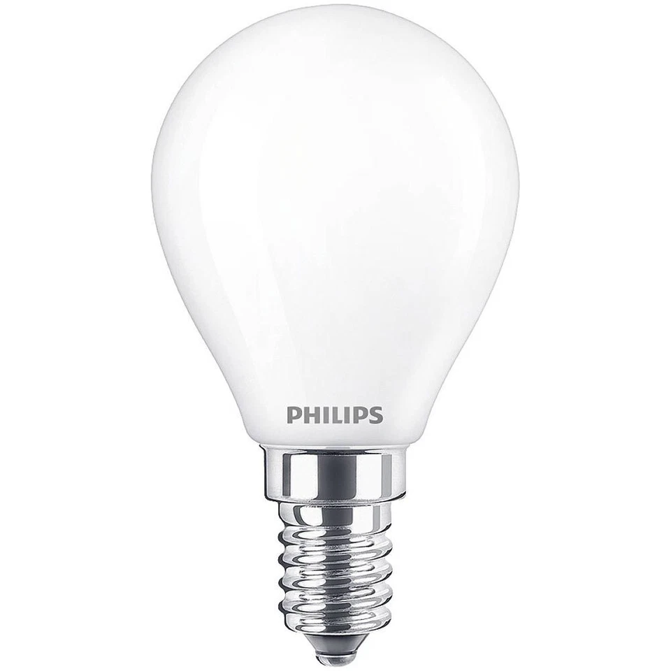 Philips 77771500 LED E14 Teardrop 4.3W=40W Warm White 2 Pack - Image 1 of 2