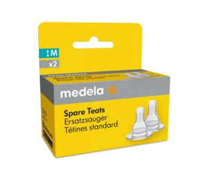 Medela Spare Teats Twin Medium Flow | 2 Pack - Picture 1 of 3