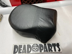 Harley black passenger seat saddle pillion pad - Picture 1 of 5