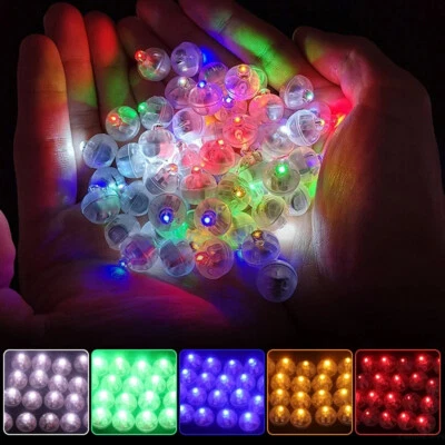 10Pcs LED Balloon Lights Mini Round Led Ball Lamp for Bar Lantern Party Decor - Image 1 of 4