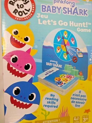 Baby Shark Let's Go Hunt Game 2-4  players ages 3+ New - Image 1 of 4