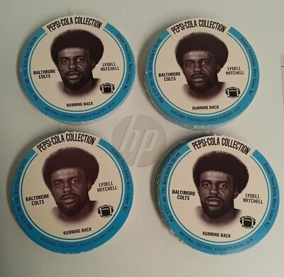 1976 Pepsi Cola Collector Series Disc #2 Lydell Mitchell Colts LOT OF (148) - Image 1 of 3