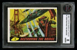 Mars Attacks 1962 #7 destruyendo el puente KSA 8 error de registro tracción nueva - Imagen 1 de 2
