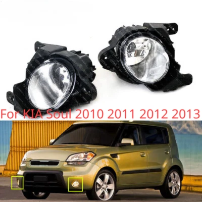 Para KIA Soul 2010 2011 2012 2013 LH&RH parachoques delantero luz antiniebla lámpara de conducción Foto 1 de 4