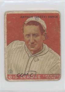 1933 Goudey Big League Chewing Gum R319 Dazzy Vance #2 Rookie RC HOF