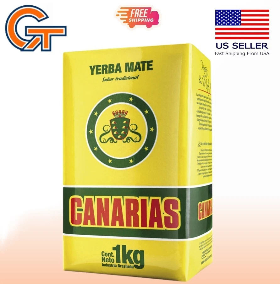 YERBA MATE CANARIAS 1 KG /2.2 LB - FREE SHIPPING FROM USA