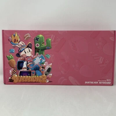 DUSTSILVER Bunny K84 Mechanical Keyboard Pink - Image 1 of 4