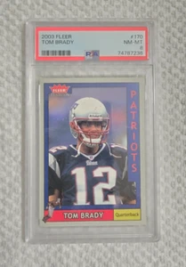 2003 Fleer Tradition #170 "Tom Brady" New England Patriots MINT 8 - Picture 1 of 3