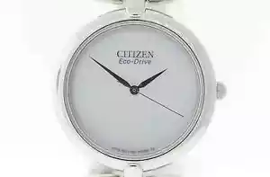 Ladies Citizen EM0220-53A Eco-Drive Stainless Steel Bracelet Bangle Watch - Picture 1 of 4