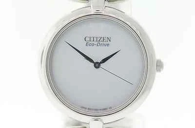 Reloj brazalete pulsera de acero inoxidable Citizen EM0220-53A Eco-Drive para dama Foto 1 de 4