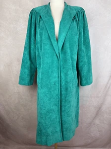 Vintage Designer Ultra Suede Overcoat 1970s 1980s - Picture 1 of 10