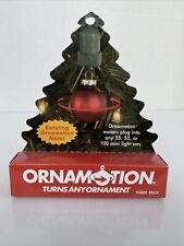 One 3 Pack ORNAMOTION Christmas Ornamant Motors ~ Midwest / Vintage 1998