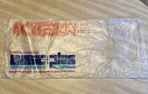 BOLSA DE CD Longbox vintage music plus records plastic / tienda de discos - Imagen 1 de 2