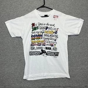 Vintage 1990s deadstock single stitch Raiders Fan Dyed In the Wool Tee Phrase US - Picture 1 of 7