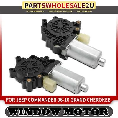 2x Motor de Janela Frontal com 6 Pinos para Jeep Grand Cherokee 2006 2007-2010 - Imagem 1 de 4