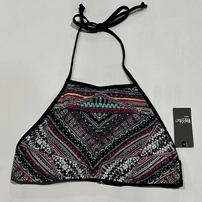 Top de biquíni feminino gola alta Halter - Multi Berry - Mossimo XS - Imagem 1 de 2