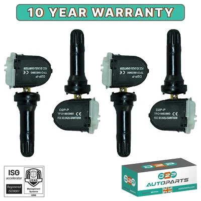 4PCS OF TPMS SENSORS FOR FORD FIESTA MK6 MK7 FOCUS MK3 MK4 GRAND C-MAX KA+ MK3 - Image 1 of 4