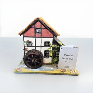 Vintage Victorian Watermill Music Trinket Box By PAULINE RALPH STILL WORKS - Picture 1 of 8