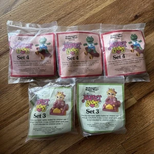 1986 McDonalds Happy Meal Spielzeug Muppet Babys Kermit Frau Schweinchen neu versiegelt - Bild 1 von 2