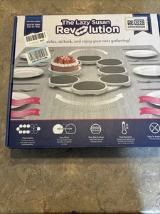 Der erste patentierte Lazy Susan Plattenspieler für rechteckigen langen & länglichen Tisch - Bild 1 von 10