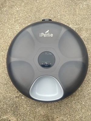 Alimentador automático para mascotas iPettie Donut Frost 6 comidas inalámbrico perro gato comida seca y húmeda Foto 1 de 4