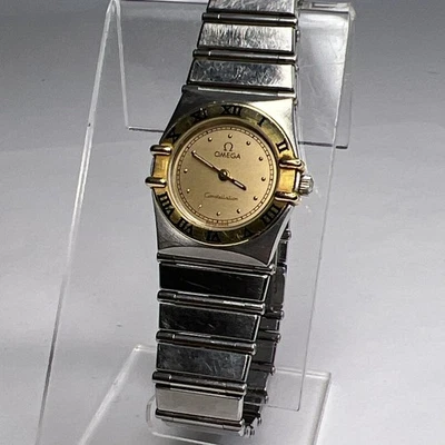Reloj de cuarzo para mujer OMEGA Constellation 22,5 mm oro 18 quilates y acero 795,1080 Foto 1 de 4