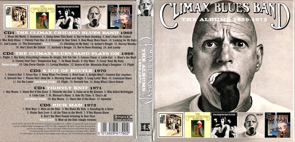 5CD-Box - CLIMAX BLUES BAND - The Albums: 1969-1972, Dig. Rem. , wie neu - Bild 1 von 1