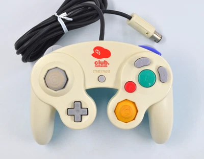 Nintendo GameCube Controller - Club Nintendo Mario White Blue Official RARE - Image 1 of 4