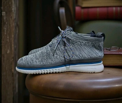 Zapatos de vestir Cole Haan 2.Zerogrand Stitchlite para hombre talla 7,5 azul chukka C30293  Foto 1 de 4