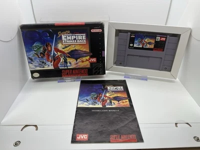 Super Star Wars: Empire Strikes Back (SNES) CIB con manual Jvc Foto 1 de 4