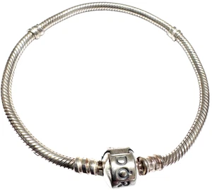Authentic Pandora Moments Sterling Silver Bracelet 590702HV-18 cm/7.1" - Picture 1 of 9