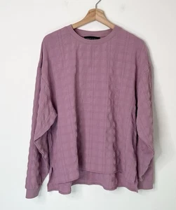 Decjuba Womens Size L Top Pink Long Sleeve Blouse - Picture 1 of 6