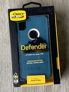 Otterbox Defender Case For iPhone XS Max - Blue / White
