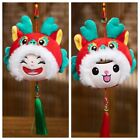 Plush Smile Face Pendant Dragon Doll Zodiac Pendant  Near Year